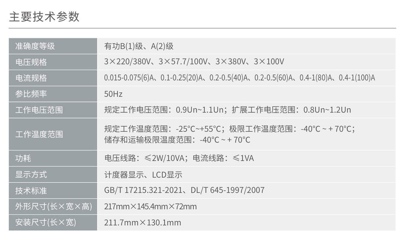 人民电器DTS858/DSS858型三相电子式电能表 